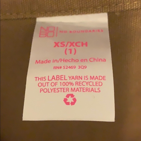 NWT NOBO size 1 juniors brown crop jacket - Picture 2 of 3